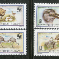 Uruguay 1993 WWF Greater Rhea Flightless Birds Egg Wildlife Animals MNH # 156 - Phil India Stamps