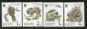 Estonia 1994 WWF Flying Squirrel Wildlife Fauna Animals Sc 270-73 MNH # 165