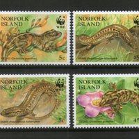 Norfolk Islands 1996 WWF Lizards Reptiles Wildlife Animal Sc 596 MNH # 193