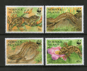 Norfolk Islands 1996 WWF Lizards Reptiles Wildlife Animal Sc 596 MNH # 193