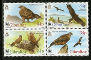 Gibraltar 1996 WWF Red Kit Eagle Birds of Prey Wildlife Fauna Sc 716 MNH # 204