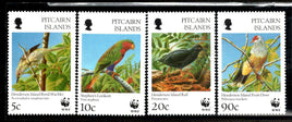Pitcairn Islands 1996 WWF Henderson Island Birds Wildlife Fauna Sc 457-60 MNH # 207