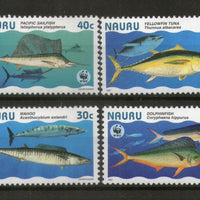 Nauru 1997 WWF Giant Fishes of Nauru Marine Life Animals Sc 443 MNH # 212