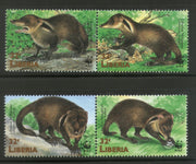 Liberia 1998 WWF Liberian Mongoose Wildlife Animals Fauna Sc 1321 MNH # 236