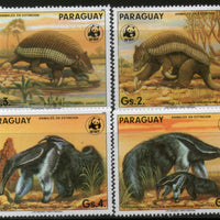 Paraguay 1985 Giant Anteater Armadillo Wildlife Animal Sc 2139 Fauna WWF MNH # 023 - Phil India Stamps
