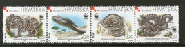 Croatia 1999 WWF Orsini's Viper Snakes Reptiles Wildlife Animal Sc 391 MNH # 253