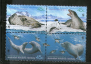 Australian Antarctic Territory 2001 WWF Leopard Seal Fish Marine Life Sc L118 MNH # 294