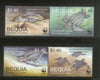 St Vincent Bequia 2001 WWF Leatherback Turtle Reptiles Wildlife Animal Sc 303 MNH # 300