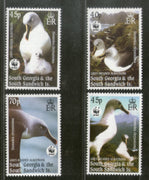 South Georgia 2003 WWF Grey-headed Albatross Birds Wildlife Animals Sc 290-93 MNH # 320