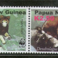 Papua New Guinea 2003 WWF Tree Kangaroos Wildlife Animal Sc 1090 MNH # 328