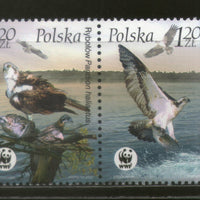 Poland 2003 WWF Osprey Eagle Birds of Prey Wildlife Animals Sc 3700 MNH # 329