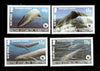 British Antarctic Territory 2003 WWF Blue Whale Fish Marine Life Animals Sc 326-29 MNH # 334