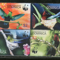 Dominica 2005 WWF Caribbean Birds Wildlife Animals Fauna Sc 2520 MNH # 361