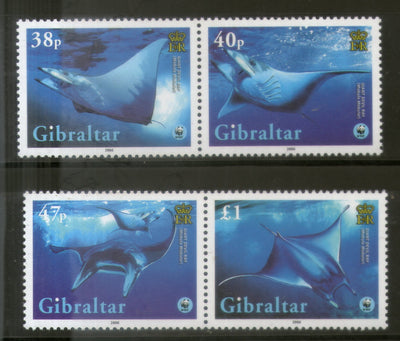 Gibraltar 2006 WWF Giant Devil Ray Fish Marine Life Animal Sc 1037 MNH # 380