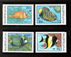 Maldives 1986 WWF Aquarium Fish Marine Life Animal Fauna Sc 1185-89 MNH # 041 - Phil India Stamps