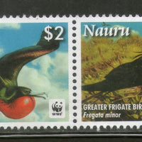 Nauru 2008 WWF Greater Frigate Birds Wildlife Animal Sc 589-92 MNH # 425