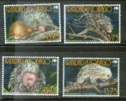 Trinidad & Tobago 2008 WWF Brazilian Porcupine Wild Life Animal Sc 840 MNH # 428