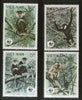 Vietnam 1987 WWF Gibbon Monkey Sc 1761-64 Wildlife Animal Mammal Fauna MNH # 053 - Phil India Stamps