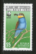 Austria 1988 WWF Bee Eater Birds Wildlife Animal Fauna 1v Sc 1425 MNH # 064 - Phil India Stamps
