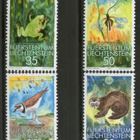 Liechtenstein 1989 WWF Bird Butterfly Wildlife Animal Fauna Sc 907-10 MNH # 083 - Phil India Stamps