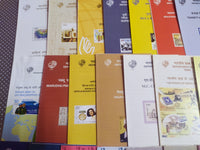 India 2004 25 Diff. Blank Folders Energy Tajmahal Military INS Cinema Olympic Painter Post Famous People # 110