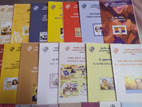 India 2004 25 Diff. Blank Folders Energy Tajmahal Military INS Cinema Olympic Painter Post Famous People # 110
