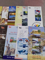 India 2007 17 Diff. Blank Folders Buddha Cinema Woman day Military Mahatma Gandhi wildlife Airmail Famous People # 125