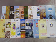 India 2007 19 Diff. Blank Folders Buddha Cinema Woman day Military Mahatma Gandhi wildlife Airmail Famous People # 126