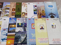 Inde 2007 19 Diff. Dossiers vierges Bouddha Cinéma Journée de la femme Militaire Mahatma Gandhi faune Poste aérienne Personnages célèbres # 126