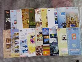 India 2007 19 Diff. Blank Folders Buddha Cinema Woman day Military Mahatma Gandhi wildlife Airmail Famous People # 127