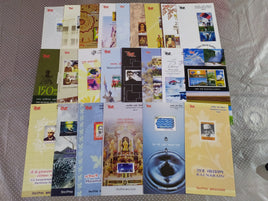 India 2007 23 Diff. Blank Folders Buddha Cinema Woman day Military Mahatma Gandhi wildlife Airmail Famous People # 128