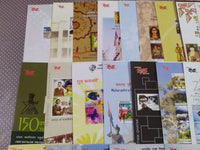 India 2007 23 Diff. Blank Folders Buddha Cinema Woman day Military Mahatma Gandhi wildlife Airmail Famous People # 128