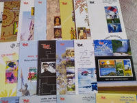 India 2007 23 Diff. Blank Folders Buddha Cinema Woman day Military Mahatma Gandhi wildlife Airmail Famous People # 128