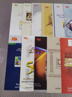 India 2008 15 Diff. Blank Folders Butterfly Cinema Game Ship Steel Famous People # 131