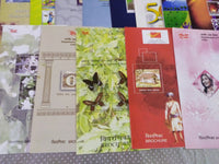 India 2008 22 Diff. Blank Folders Butterfly Cinema Aldabra Flower Game Ship Steel Famous People # 133