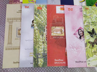 India 2008 26 Diff. Blank Folders Butterfly Saibaba Game Ship Steel Famous People # 134