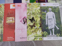 India 2008 26 Diff. Blank Folders Butterfly Saibaba Game Ship Steel Famous People # 134