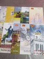 India 2009 15 Diff. Blank Folders Horse Textile Music Military Famous People # 140