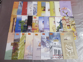 India 2009 29 Diff. Blank Folders Cinema Horse Textile Scout Delphine Music Famous People # 142