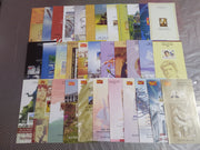 India 2009 34 Diff. Blank Folders Delphine Cinema Horse Textile Greeting Scout Music Famous People # 143