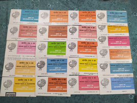 India 1982 21 Diff. Blank Folders Telephone Military Air Force Games Children day Police Art Railway # 16