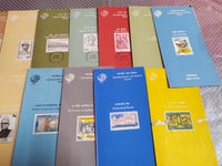 India 1989 22 Diff. Blank Folders Cinema Military Ship Health Police Bird Famous People # 80