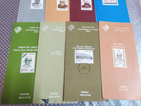 India 1989 8 Diff. Blank Folders Military Famous People # 82