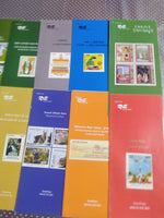 India 1996 10 Diff. Blank Folders Cricket Painting Military Himalaya Ecology  Famous People # 99