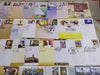 Inde 2011 Pack annuel de 43 enveloppes FDC sur Cinema Elephant Tiger Tagore Ship Health Air Mail Journée des enfants