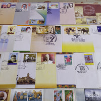 Inde 2011 Pack annuel de 43 enveloppes FDC sur Cinema Elephant Tiger Tagore Ship Health Air Mail Journée des enfants
