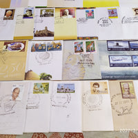 Inde 2011 Pack annuel de 43 enveloppes FDC sur Cinema Elephant Tiger Tagore Ship Health Air Mail Journée des enfants