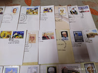 India 2012 Year Pack of 33 FDCs on Olympic Games Lighthouse Joints Issue Wildlife Animals Aviation