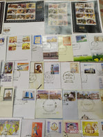 India 2013 Year Pack of 57 FDCs on Cinema Flowers Sikhism Dam Railway Cricket Wildlife Vivekananda