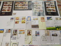 India 2013 Year Pack of 57 FDCs on Cinema Flowers Sikhism Dam Railway Cricket Wildlife Vivekananda